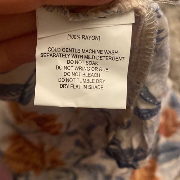 NWT ABEL THE LABEL ocean breeze floral dress XS - Picture 7 of 7